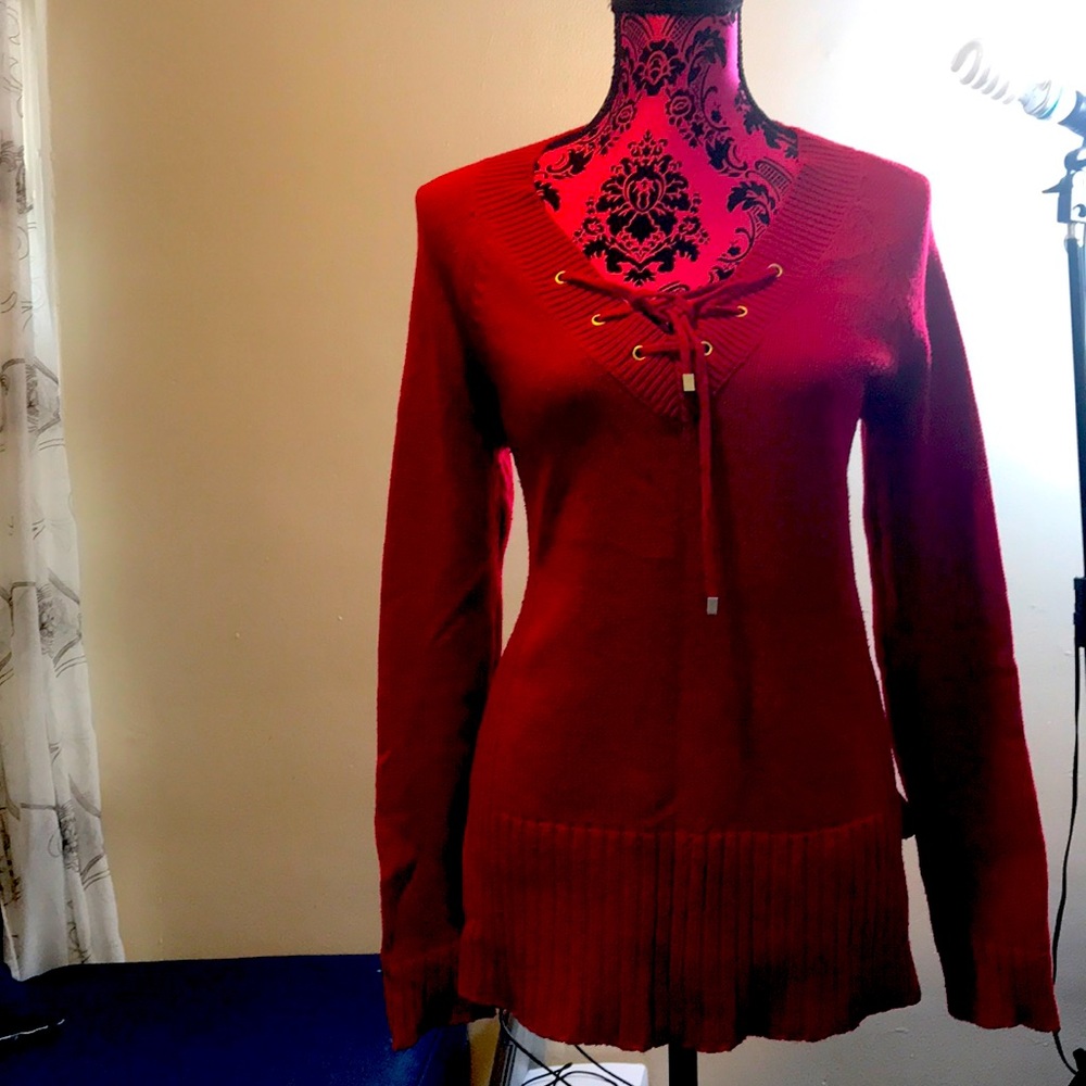 Liz Claiborne red sweater